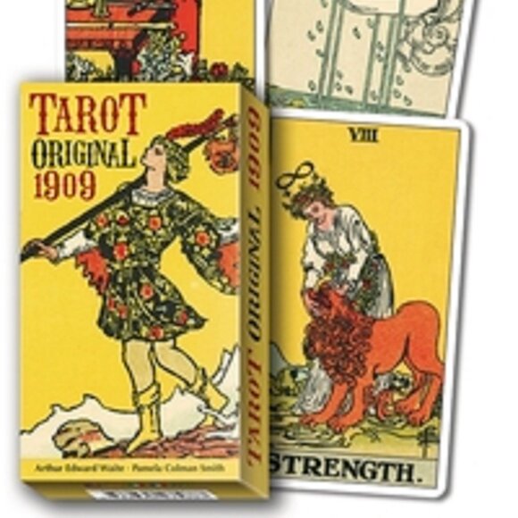 Tarot Original 1909 Deck, pamela colman smith, Borderless deck and guidebook - Picture 1 of 5